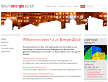 Tablet Screenshot of forumenergie.ch